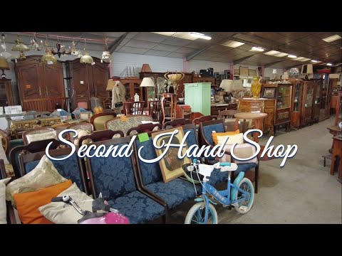 Hidden Second Hand Shop # 62 | Antiques & Vintage Hunting | Exploring Big Warehouse | Thrift Store