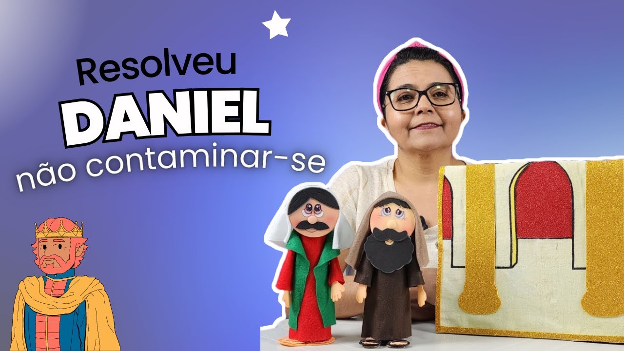 Resolveu Daniel Não Contaminar-se - História Bíblica Infantil