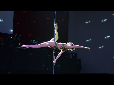 Pole spin - Katka a Hanka "Breathe" - kurz lektorky Eleanor (4k)