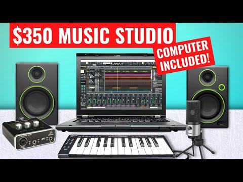 How to build a music studio for $350 - computer included!