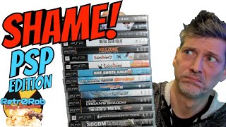 My PSP Wall of Shame: Games I Never Even Opened!