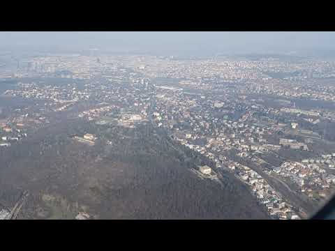 Let iznad Beograda i aerodrom ''Nikola Tesla'' - Flight over Belgrade and "Nikola Tesla" airport