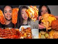 TIKTOK Mukbang Compilation Seafood Boil Wingstop Dave S Cane S More