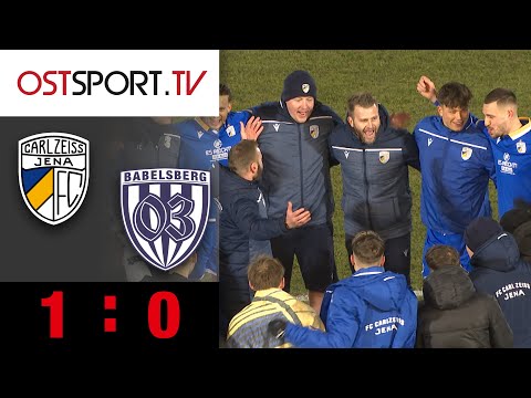Eisele hält Jena weiter im Aufstiegsrennen: Carl Zeiss Jena - Babelsberg 1:0 | Regionalliga Nordost