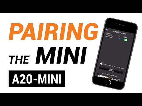 Pairing the Mini (A20-Mini)