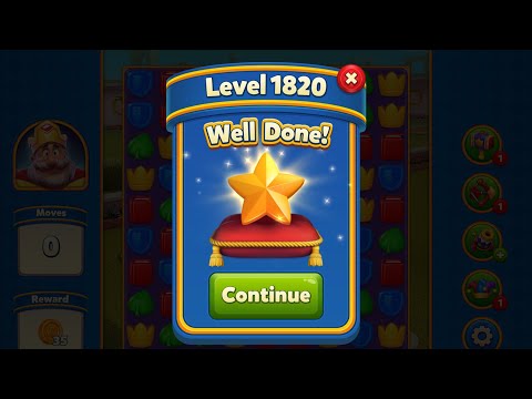 Royal Match - King Robert - Level 1820