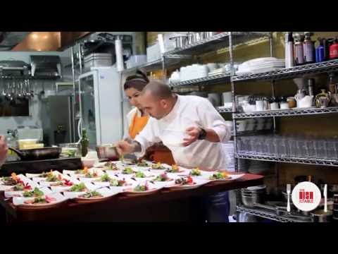 Chef Ivan Lopes  Dish on the table