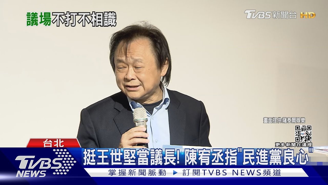 挺王世堅當議長！　陳宥丞指「民進黨良心」