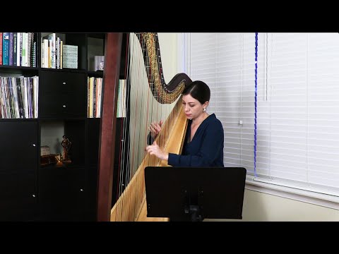 En Roulant, arr. by Betty Paret, Inspirational Videos for Young Harpists, #74