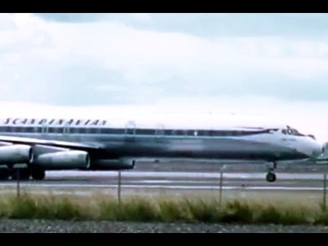 SAS Douglas DC-8-63 - "Take-off Copenhagen" - 1970