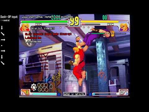 SFⅢ 3rd Strike: crystal_cube99 trials ~ Ken