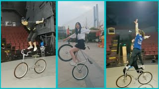【中国雑技団のスゴ技】この自転車乗り方！すごいですよ！  #Shorts #youtubeshorts