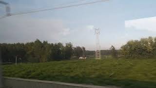 preview picture of video 'High Speed Train Window View from Shanghai to Jinan Shangdong, China. Part 10'