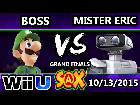 S@X 119 - Mister Eric (ROB) Vs. Boss (Luigi) SSB4 Grand Finals - Smash Wii U - Smash 4