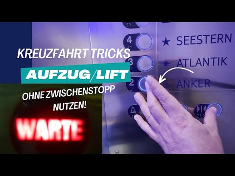 Mein Schiff - Non-stop elevator Cruise tips - How to hack an elevator: Great freedom