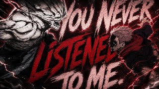 S!REN & dysphoriyuh - You never listened to me 「AMV x LYRICS」