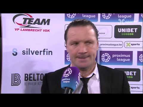 Interviews / Lokeren - Westerlo (Lokeren) 22/12/2019