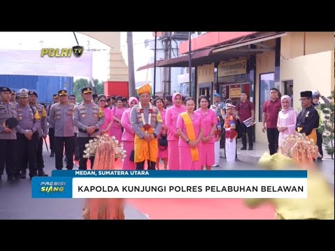 KUNJUNGAN KERJA KAPOLDA SUMUT DI POLRES BELAWAN
