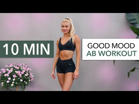 10 MIN GOOD MOOD ABS - on the beat of party music I very intense sixpack workout