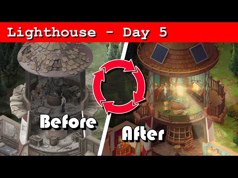 Playrix Homescapes - Lighthouse Day 5 - Lake House Part 41 -  Android Gameplay