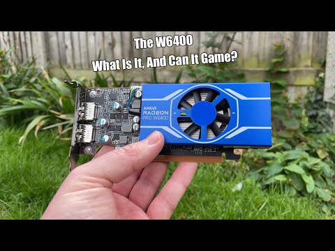 Gaming With The "Pro" Version of The RX 6400 - Radeon PRO W6400