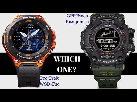 Which One Is Better? ProTrek WSD F20 VS G-SHOCK Rangeman Comparison