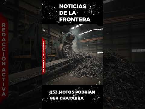 263 MOTOS EN RIESGO DE DESTRUCCIÓN