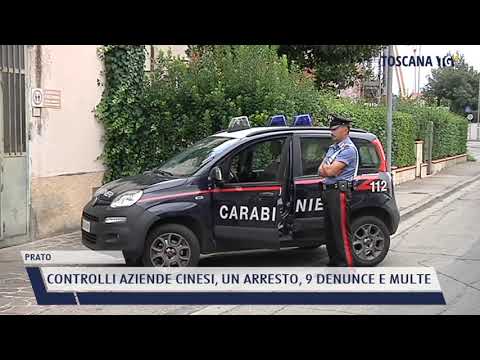2021-10-11 PRATO - CONTROLLI AZIENDE CINESI, UN ARRESTO, 9 DENUNCE E MULTE