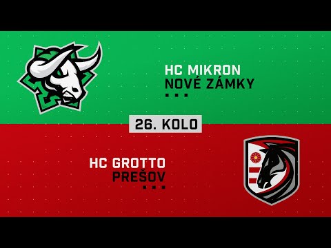 26.kolo HC Nové Zámky - HC Grotto Prešov HIGHLIGHTS
