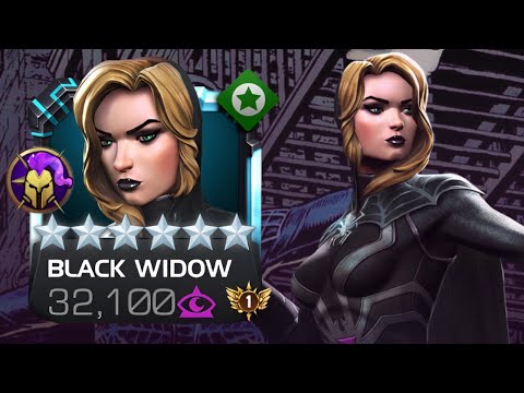 6 Star Rank 5 Ascended Black Widow Claire Voyant Gameplay and Damage Showcase (OG MYSTIC QUEEN!)