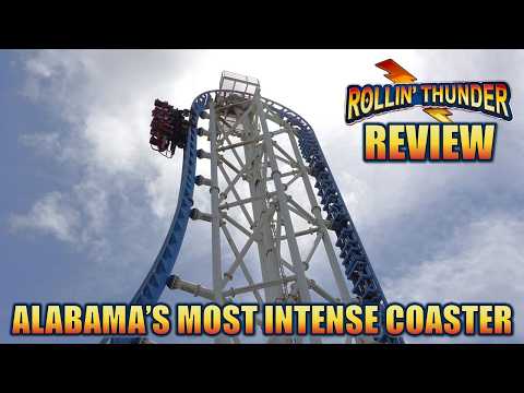 Video review of Rollin' Thunder by Canobie Coaster