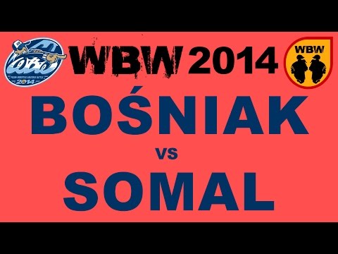 Bośniak 🆚 Somal 🎤 WBW 2014 Gdańsk (freestyle rap battle) Półfinał