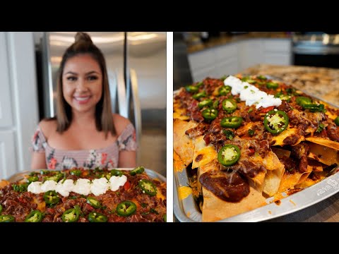 CHILI NACHOS | EASY HOMEMADE BEEF CHILI RECIPE
