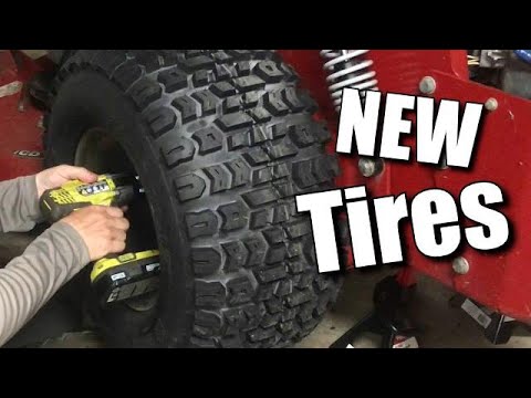 KENDA TERRA TRAC Tires And Trying to Mow