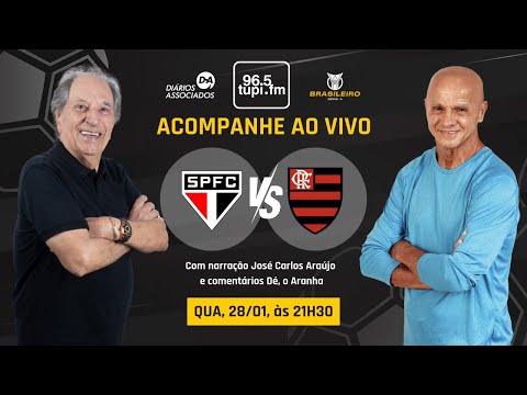 AO VIVO: SÃO PAULO 2X1 FLAMENGO | CAMPEONATO BRASILEIRO | 1ª RODADA