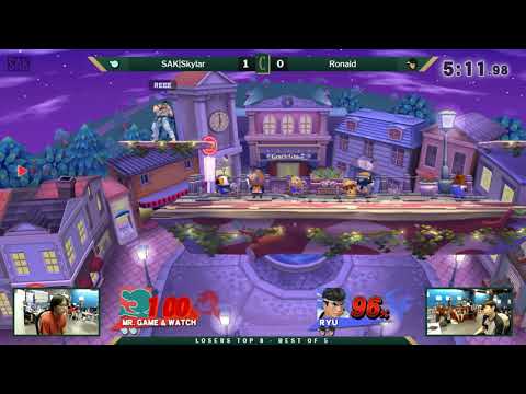 Chronicles: Back to Bracket Losers Top 8 - SAK|Skylar (Mr. Game & Watch) vs Ronald (Ryu)