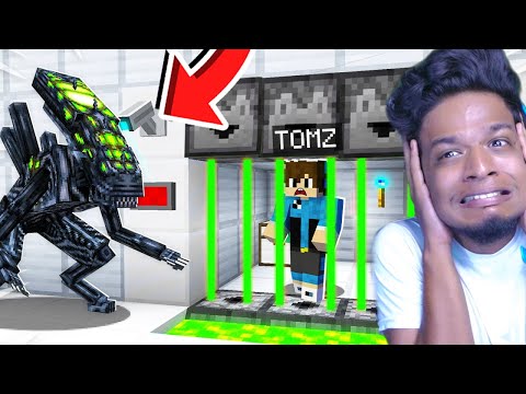 I GOT TRAPPED By ALEIN In MARS !!! Minecraft |