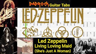 Living Loving Maid - Led Zeppelin - Guitar + Bass TABS Lesson