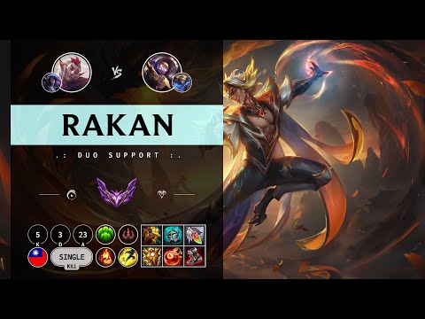 Rakan Support vs Blitzcrank - TW Master Patch 14.10