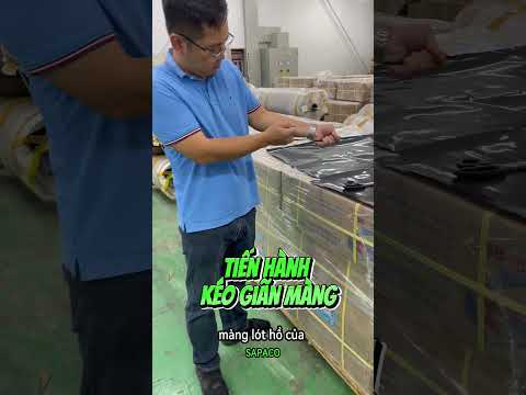 Kiểm tra Độ Dày và Độ Co Giãn chịu lực của màng lót hồ tôm Sapaco loại dày 0.5mm | SAPACO