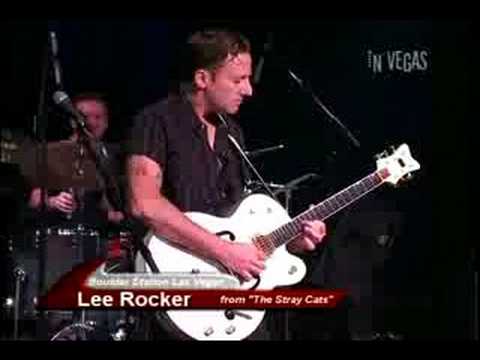 'Stray Cats' Lee Rocker in Las Vegas --Sings 