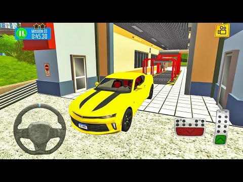 Multi Floor Garage Driver - Camaro SS Sports Car Driving - Android Gameplay