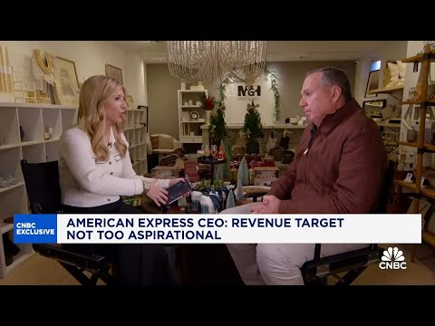 American Express CEO: Revenue targets are not too aspirational thumbnail