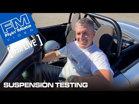 Miata Suspension Testing at the Track! (FM Live)