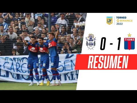 Video: Gimnasia perdió 1 a 0 en La Plata con Tigre y no pudo llegar a la punta