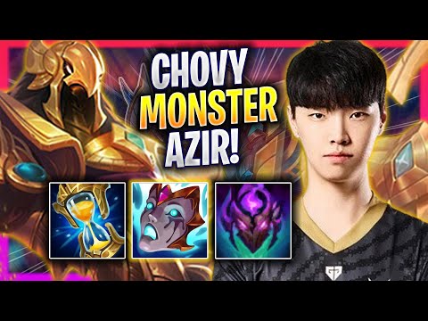 CHOVY IS A MONSTER WITH AZIR! - GEN Chovy Plays Azir MID vs Diana! | Season 2024
