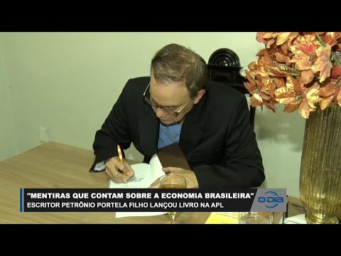 Petrônio Portela Filho lança livro analisando falácias sobre a economia brasileira 13 02 2023