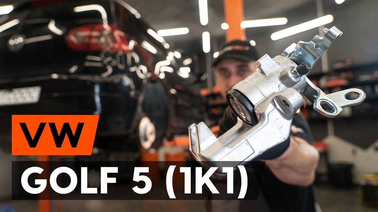 Kā nomainīt: aizmugures bremžu suportu VW Golf 5 - nomaiņas ceļvedis