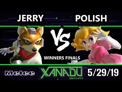 S@X 304 SSBM - Jerry (Fox, Marth) Vs. Polish (Peach) - Smash Melee Winners Finals