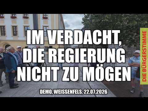 Peter Hahne kommt nach Weißenfels - Friedensdemo in Weißenfels: Kritik an Kriegspolitik, Sozialabbau und Demokratie-Defiziten
